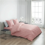 Parure Satin Coral (Housse de couette + Taie)